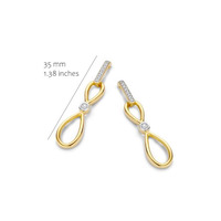 Juweel Silver Rose Oorstekers EA2566G-S Juweel Silver Rose Oorstekers EA2566G-S