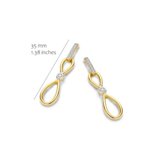 Juweel Silver Rose Oorstekers EA2566G-S Juweel Silver Rose Oorstekers EA2566G-S