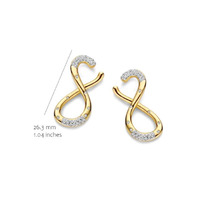 Juweel Silver Rose Oorstekers EA2576G Juweel Silver Rose Oorstekers EA2576G