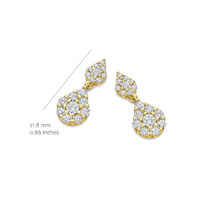 Juweel Silver Rose Oorstekers EA2578G-2 Juweel Silver Rose Oorstekers EA2578G-2