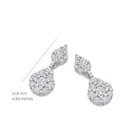 Juweel Silver Rose Oorstekers EA2578W-2 Juweel Silver Rose Oorstekers EA2578W-2