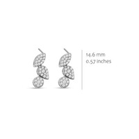 Juweel Silver Rose Oorstekers EA2648W Juweel Silver Rose Oorstekers EA2648W