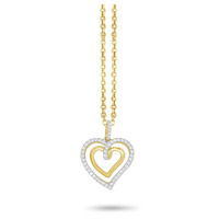 Juweel SILVER ROSE HALSKETTING HART P2148G Juweel SILVER ROSE HALSKETTING HART P2148G