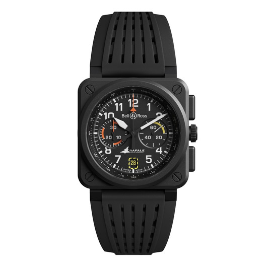 Horloge BELL&ROSS Limited Edition BR-03 Rafale Solo BR0394-RSD-CE/SRB Horloge BELL&ROSS Limited Edition BR-03 Rafale Solo BR0394-RSD-CE/SRB