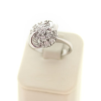 Juweel Ring entourage witgoud 18 karaat met briljanten '96463-2450-TWDH' Juweel Ring entourage witgoud 18 karaat met briljanten '96463-2450-TWDH'