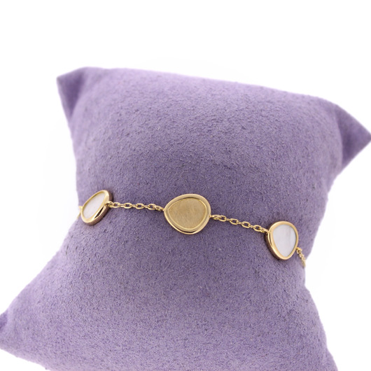 Juweel Femme Adorée armband 18 karaat geel goud parelmoer 01A0105 '96945-2451-TWDH' Juweel Femme Adorée armband 18 karaat geel goud parelmoer 01A0105 '96945-2451-TWDH'