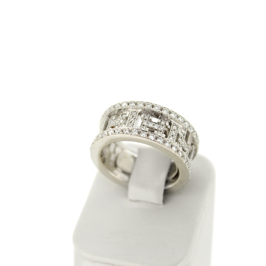 Juweel Ring Witgoud 18 karaat briljanten '96916-2457-TWDH' Juweel Ring Witgoud 18 karaat briljanten '96916-2457-TWDH'