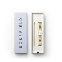 Horloge Rosefield The Boxy XS + snake gold bracelet BWGSG-X285 Horloge Rosefield The Boxy XS + snake gold bracelet BWGSG-X285