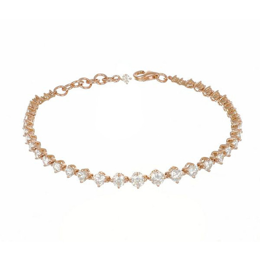 Juweel CLEM VERCAMMEN COLLECTION TENNISARMBAND BR7080PRWH4-17.5 Juweel CLEM VERCAMMEN COLLECTION TENNISARMBAND BR7080PRWH4-17.5