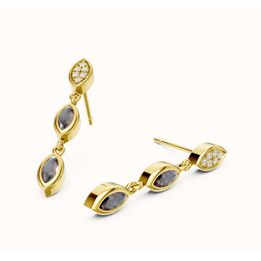 Juweel DIAMANTI PER TUTTI MIRA EARRINGS M2747 YELLOW 88888 Juweel DIAMANTI PER TUTTI MIRA EARRINGS M2747 YELLOW 88888