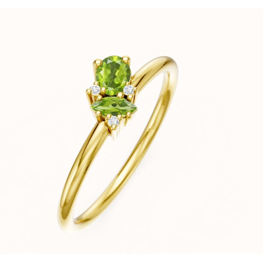 Juweel DIAMANTI PER TUTTI PERIDELLE RING M2755 YELLOW Juweel DIAMANTI PER TUTTI PERIDELLE RING M2755 YELLOW