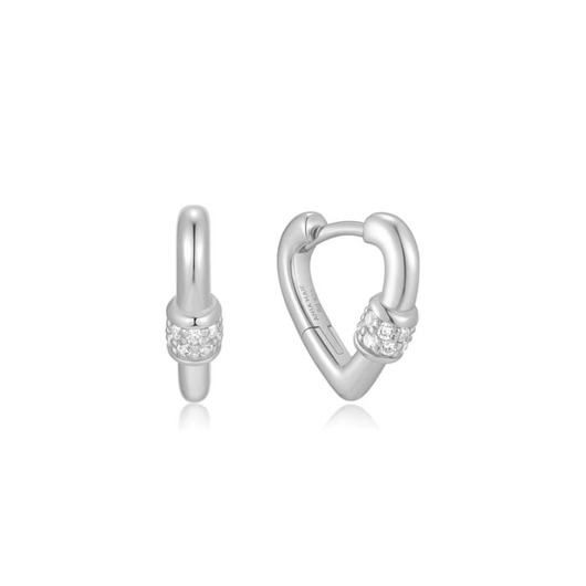 Juweel Ania Haie Reimaginer Mini Heart Clasp Huggie Hoop Earrings E069-04H Juweel Ania Haie Reimaginer Mini Heart Clasp Huggie Hoop Earrings E069-04H