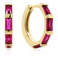 Juweel Ania Haie Glimmer Glow Rosé Holiday Huggie Hoop Earrings E071-04G Juweel Ania Haie Glimmer Glow Rosé Holiday Huggie Hoop Earrings E071-04G