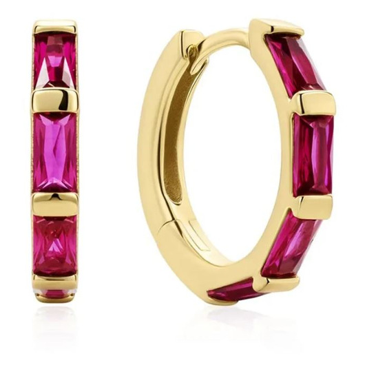 Juweel Ania Haie Glimmer Glow Rosé Holiday Huggie Hoop Earrings E071-04G Juweel Ania Haie Glimmer Glow Rosé Holiday Huggie Hoop Earrings E071-04G