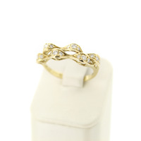 Juweel Ring geelgoud 18 karaat Briljanten '81683-2464-TWDH' Juweel Ring geelgoud 18 karaat Briljanten '81683-2464-TWDH'