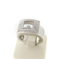 Juweel Chopard Happy Diamonds Curves ring 823180 witgoud 18karaat briljant '97080-2463-TWDH' Juweel Chopard Happy Diamonds Curves ring 823180 witgoud 18karaat briljant '97080-2463-TWDH'