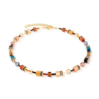 Juweel COEUR DE LION COLLIER MARRON-PETROLE 2838/10-1131 Juweel COEUR DE LION COLLIER MARRON-PETROLE 2838/10-1131