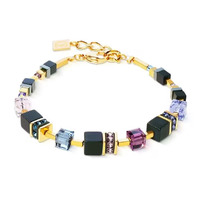 Juweel COEUR DE LION ARMBAND NOIR-MAUVE 3043/30-1308 Juweel COEUR DE LION ARMBAND NOIR-MAUVE 3043/30-1308