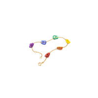Juweel Mattioli Mini Puzzle rainbow bracelet 18 karaat geelgoud MBR054G107 Juweel Mattioli Mini Puzzle rainbow bracelet 18 karaat geelgoud MBR054G107