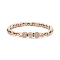 Juweel Hulchi Belluni Armband Stretch Tresore Rosegoud 18 karaat 20395-RW 88888 Juweel Hulchi Belluni Armband Stretch Tresore Rosegoud 18 karaat 20395-RW 88888