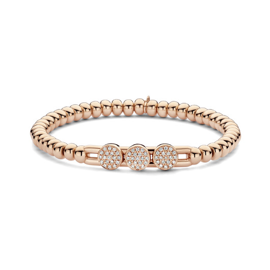 Juweel Hulchi Belluni Armband Stretch Tresore Rosegoud 18 karaat 20395-RW 88888 Juweel Hulchi Belluni Armband Stretch Tresore Rosegoud 18 karaat 20395-RW 88888