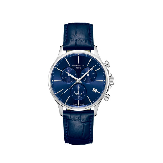 Horloge CERTINA DS-8 Chrono Quartz Blauw C0454171604100 Horloge CERTINA DS-8 Chrono Quartz Blauw C0454171604100