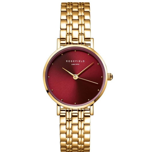 Horloge ROSEFIELD SMALL EDIT BURGUNDY SEGSG-SE01 Horloge ROSEFIELD SMALL EDIT BURGUNDY SEGSG-SE01