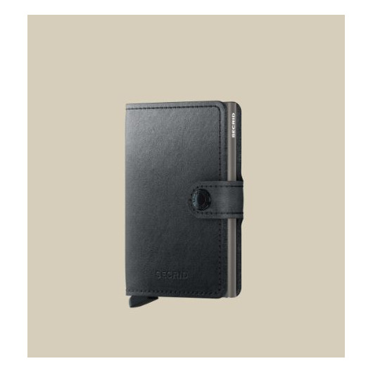Lederwaren Secrid Wallet Miniwallet Mirum Plant-Based Black MMi-Black Lederwaren Secrid Wallet Miniwallet Mirum Plant-Based Black MMi-Black
