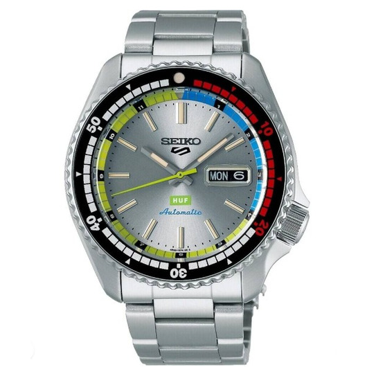 Horloge SEIKO 5 SPORTS HUF AUTOMATIC STAAL LIMITED EDITION SRPL33K1 Horloge SEIKO 5 SPORTS HUF AUTOMATIC STAAL LIMITED EDITION SRPL33K1