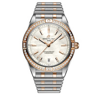 Horloge Breitling Chronomat 36 Automatic steel gold gems MOP white diamonds U10380591A2U1 88888 Horloge Breitling Chronomat 36 Automatic steel gold gems MOP white diamonds U10380591A2U1 88888