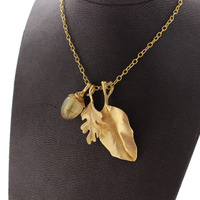 Juweel Ketting van Ole Lynggaard Met hangers geelgoud en rosegoud 18 karaat '81801-3002-TWDH' Juweel Ketting van Ole Lynggaard Met hangers geelgoud en rosegoud 18 karaat '81801-3002-TWDH'