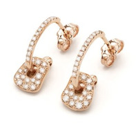 Juweel Mattioli Mini Puzzle earrings in rose gold/white diamonds 2 pairs coloured puzzles MOR054R102W Juweel Mattioli Mini Puzzle earrings in rose gold/white diamonds 2 pairs coloured puzzles MOR054R102W