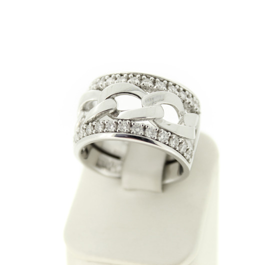 Juweel Clem Vercammen Collection Ring 18 karaat witgoud A10703/W-W '81806-3010-TWDH' Juweel Clem Vercammen Collection Ring 18 karaat witgoud A10703/W-W '81806-3010-TWDH'