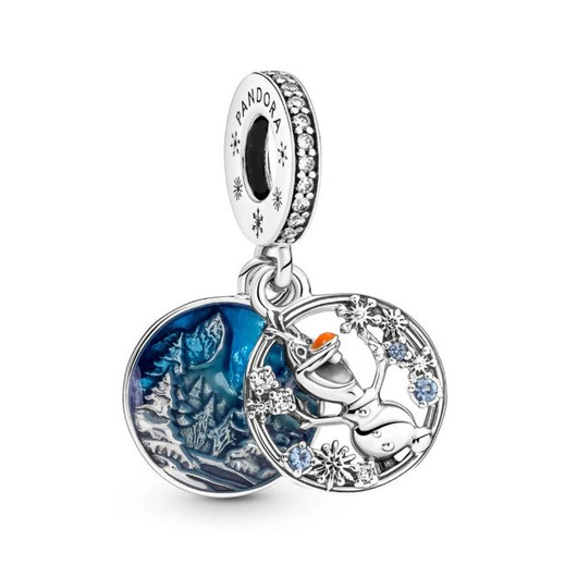 Juweel Pandora Disney Frozen Snow Olaf Double Dangle 799638C01 Juweel Pandora Disney Frozen Snow Olaf Double Dangle 799638C01