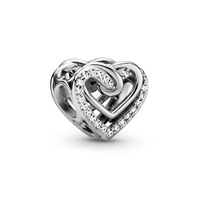 Juweel PANDORA Sparkling Entwined Hearts 799270C01 Juweel PANDORA Sparkling Entwined Hearts 799270C01