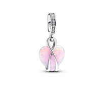 Juweel PANDORA MUM OPALASCENT HEART CHARM 793202C01 Juweel PANDORA MUM OPALASCENT HEART CHARM 793202C01