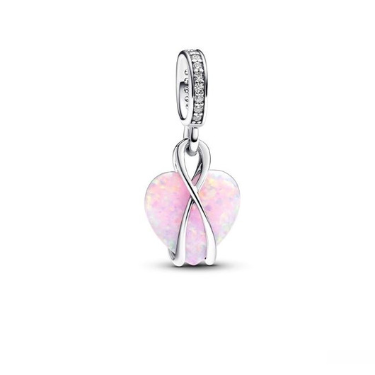 Juweel PANDORA MUM OPALASCENT HEART CHARM 793202C01 Juweel PANDORA MUM OPALASCENT HEART CHARM 793202C01