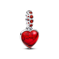 Juweel PANDORA HEART DOUBLE DANGLE CHARM 794429C01 Juweel PANDORA HEART DOUBLE DANGLE CHARM 794429C01