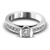 Juweel FLANDERS RING 18KARAAT WITGOUD DIAMANT 112 Juweel FLANDERS RING 18KARAAT WITGOUD DIAMANT 112