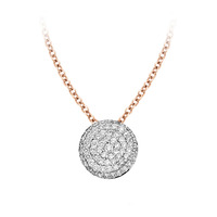 Juweel Bigli Mini Waves collier 18k rosé goud diamant 20H64RWdia/45 Juweel Bigli Mini Waves collier 18k rosé goud diamant 20H64RWdia/45