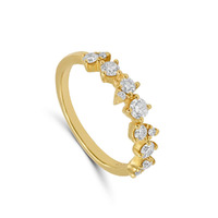 Juweel Femme Adorée ring 18K goud met diamant 08R0810G Juweel Femme Adorée ring 18K goud met diamant 08R0810G