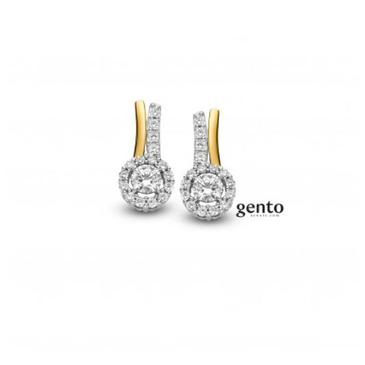 Juweel GENTO ZILVER OORSTEKERS PB19 Juweel GENTO ZILVER OORSTEKERS PB19