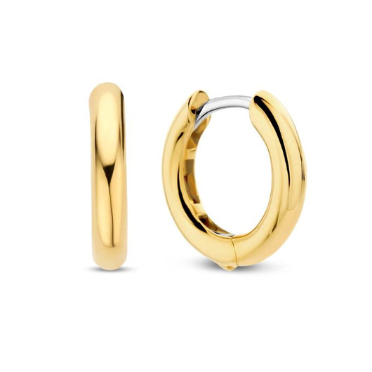 Juweel Ti Sento oorbellen verguld 7812YS Juweel Ti Sento oorbellen verguld 7812YS