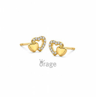 Juweel ORAGE KIDS OORSTEKERS HART K3116 Juweel ORAGE KIDS OORSTEKERS HART K3116