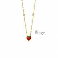 Juweel ORAGE KIDS KETTING MET AARDBEI K3128 Juweel ORAGE KIDS KETTING MET AARDBEI K3128