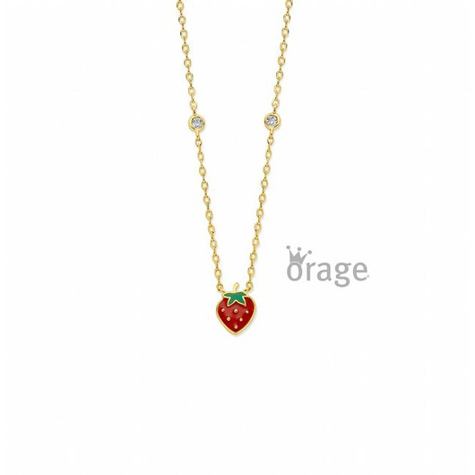 Juweel ORAGE KIDS KETTING MET AARDBEI K3128 Juweel ORAGE KIDS KETTING MET AARDBEI K3128