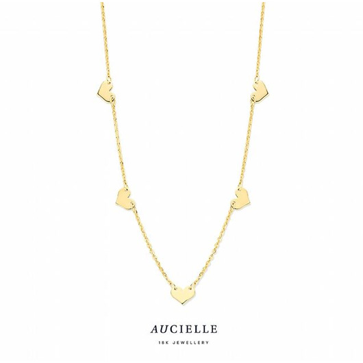 Juweel Aucielle collier 18 karaat geelgoud AK0030B/45 Juweel Aucielle collier 18 karaat geelgoud AK0030B/45