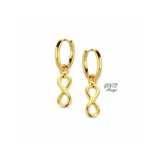 Juweel GENTO YOUNG OORBELLEN INFINITY GK490 88888 Juweel GENTO YOUNG OORBELLEN INFINITY GK490 88888