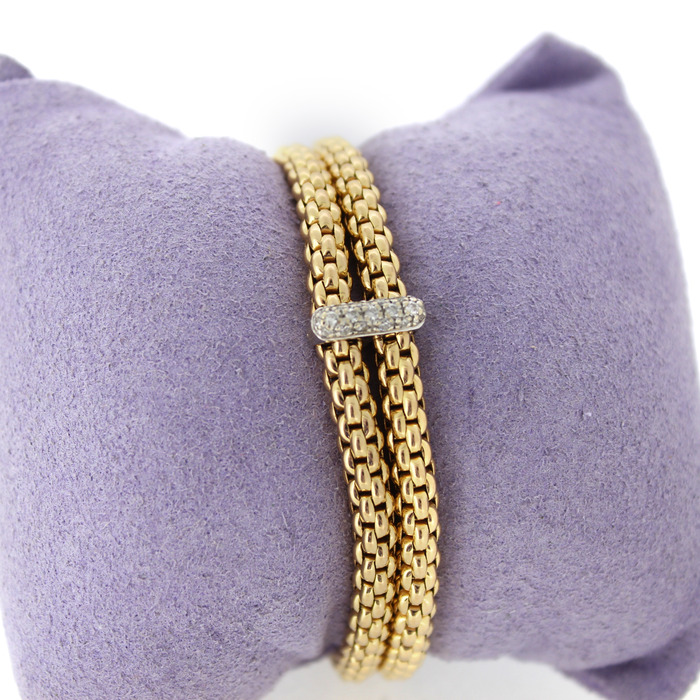 Fope Armband Bicolor Rose Witgoud 18karaat Tweedehands 98519-3024.jpg