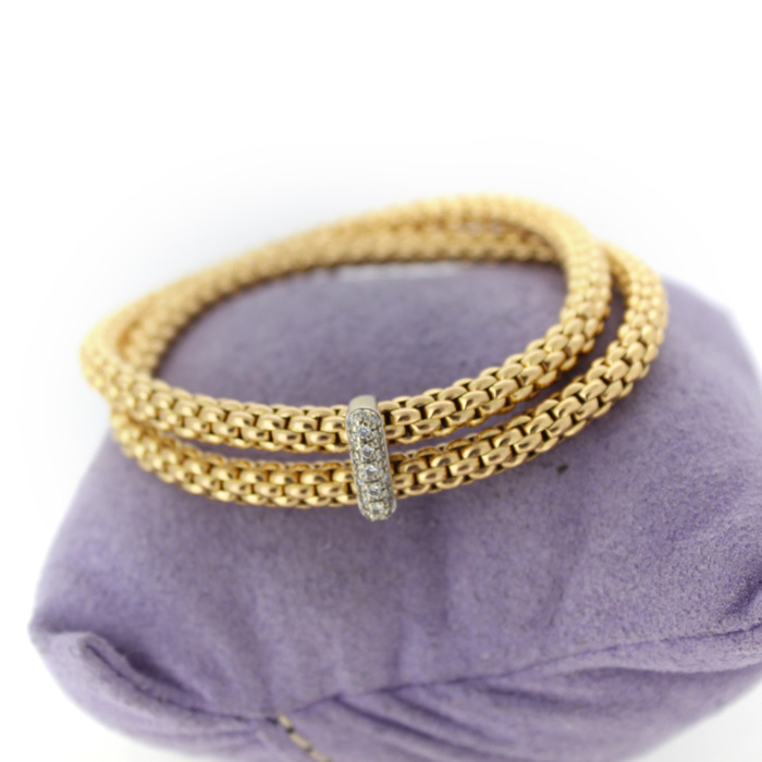 Fope Armband Bicolor Rose Witgoud 18karaat Tweedehands 98519-3024.jpg